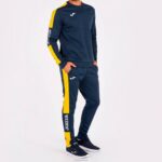 Joma 82P4R1442 الأزرق الداكن والأصفر بطولة قميص من النوع الثقيل الرابع رجال - Image 3