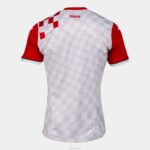 Joma 82P4R1447 أبيض أحمر قميص قصير الأكمام 1st موحد الاتحاد الكرواتي لكرة اليد - Image 2