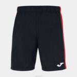 Joma 82P4R1452 أسود أحمر شورت ماكسي رجال