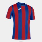 Joma 82P4R1460 بورجوندي أزرق قميص بأكمام قصيرة بين رجال