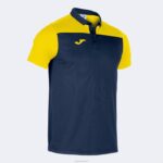 Joma 82P4R1464 الأزرق الداكن والأصفر قميص بولو بأكمام قصيرة هواية II رجال