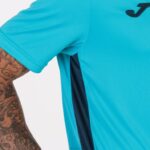 Joma 82P4R1469 الفلورسنت الفيروز الأزرق الداكن بطولة قميص قصير الأكمام سادسا رجال - Image 6