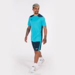Joma 82P4R1469 الفلورسنت الفيروز الأزرق الداكن بطولة قميص قصير الأكمام سادسا رجال - Image 7