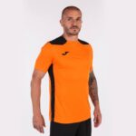 Joma 82P4R1475 برتقالي أسود بطولة قميص قصير الأكمام سادسا رجال - Image 2