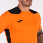 Joma 82P4R1475 برتقالي أسود بطولة قميص قصير الأكمام سادسا رجال - Image 5