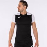 Joma 82P4R1482 أسود أبيض قميص قصير الأكمام سجل الثاني رجال - Image 2