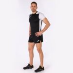 Joma 82P4R1482 أسود أبيض قميص قصير الأكمام سجل الثاني رجال - Image 7