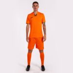 Joma 82P4R1516 برتقالي أسود قميص قصير الأكمام toletum الرابع رجال - Image 2