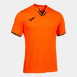 Joma 82P4R1516 برتقالي أسود قميص قصير الأكمام toletum الرابع رجال