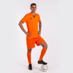 Joma 82P4R1516 برتقالي أسود قميص قصير الأكمام toletum الرابع رجال - Image 7