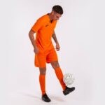 Joma 82P4R1516 برتقالي أسود قميص قصير الأكمام toletum الرابع رجال - Image 8