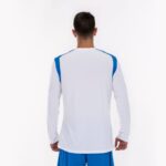 Joma 82P4R1522 أبيض أزرق ملكي بطولة القميص بأكمام طويلة v رجال - Image 3