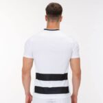 Joma 82P4R1524 أبيض أسود قميص بأكمام قصيرة europa iv رجال - Image 3
