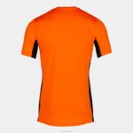 Joma 82P4R1525 برتقالي أسود قميص بأكمام قصيرة superliga رجال - Image 2