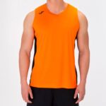 Joma 82P4R1536 برتقالي أسود تي شيرت بلا أكمام كانشا ​​الثالث رجال - Image 2