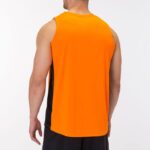 Joma 82P4R1536 برتقالي أسود تي شيرت بلا أكمام كانشا ​​الثالث رجال - Image 3