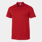 Joma 82P4R1551 أحمر قميص بولو قصير الأكمام سيدني رجال