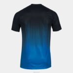 Joma 82P4R1553 الأزرق الملكي الأسود قميص بأكمام قصيرة النمر الرابع رجال - Image 7