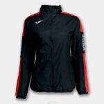 Joma 82P4R1568 أسود أحمر بطولة سترة المطر الرابع نحيف