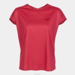 Joma 82P4R1572 أحمر قميص قصير الأكمام الأساسية نحيف