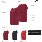 Joma 82P4R1572 أحمر قميص قصير الأكمام الأساسية نحيف - Image 3