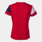 Joma 82P4R1592 أحمر أزرق كحلي أبيض قميص طاقم قصير الأكمام v نحيف - Image 2