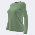Joma 82P4R1597 الكاكي قميص بأكمام طويلة دافني نحيف - Image 4