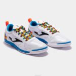 Joma 82P4R15 أبيض أزرق ملكي حذاء كرة الصالات تكتيكو 22 داخلي - Image 2