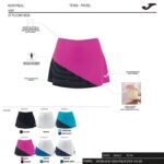 Joma 82P4R1614 نيون وردي أسود تنورة مونتريال نحيف - Image 2