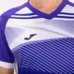 Joma 82P4R1622 أبيض أرجواني قميص بأكمام قصيرة سوبر نوفا الثاني نحيف - Image 4