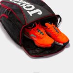 Joma 82P4R162 أسود أحمر حقيبة حذاء على ظهره مفتوحة - Image 4