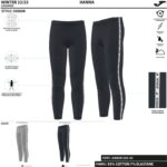 Joma 82P4R1657 أسود لباس ضيق طويل حنا نحيف - Image 7