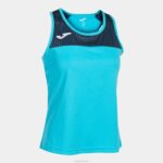 Joma 82P4R1669 الفلورسنت الفيروز الأزرق الداكن دبابة قمة مونتريال نحيف