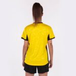 Joma 82P4R1682 أصفر أسود قميص قصير الأكمام toletum الثاني نحيف - Image 4