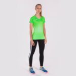 Joma 82P4R1683 الفلورسنت الأخضر الأبيض قميص قصير الأكمام النخبة السابع نحيف - Image 4