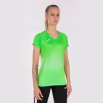 Joma 82P4R1683 الفلورسنت الأخضر الأبيض قميص قصير الأكمام النخبة السابع نحيف - Image 8