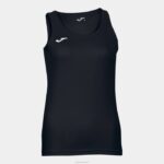 Joma 82P4R1686 أسود بلا أكمام تي شيرت ديانا نحيف