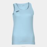 Joma 82P4R1687 السماء الزرقاء بلا أكمام تي شيرت ديانا نحيف