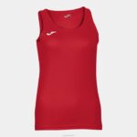 Joma 82P4R1689 أحمر بلا أكمام تي شيرت ديانا نحيف
