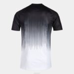 Joma 82P4R168 أبيض أسود قميص بأكمام قصيرة النمر الرابع رجال - Image 7