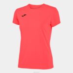 Joma 82P4R1690 نيون المرجان قميص قصير الأكمام كومبي نحيف