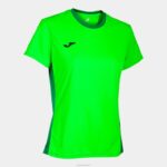 Joma 82P4R1694 نيون الخضراء قميص قصير الأكمام الفائز الثاني نحيف