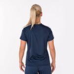 Joma 82P4R1696 الأزرق الداكن الأبيض أكاديمية قميص بأكمام قصيرة iii نحيف - Image 2