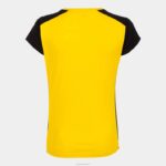 Joma 82P4R1699 أصفر أسود قميص قصير الأكمام سجل الثاني نحيف - Image 2