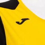 Joma 82P4R1699 أصفر أسود قميص قصير الأكمام سجل الثاني نحيف - Image 3