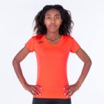 Joma 82P4R1700 نيون المرجان قميص قصير الأكمام سجل الثاني نحيف - Image 2