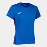 Joma 82P4R1712 الأزرق الملكي قميص قصير الأكمام الفائز الثاني نحيف