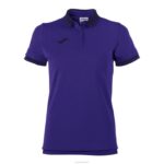 Joma 82P4R1716 أرجواني قميص بولو قصير الأكمام Bali II نحيف