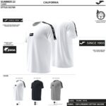 Joma 82P4R171 مزيج الرمادي قميص قصير الاكمام كاليفورنيا رجال - Image 4