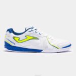 Joma 82P4R172 ابيض ازرق أحذية كرة الصالات المراوغة 23 داخلي